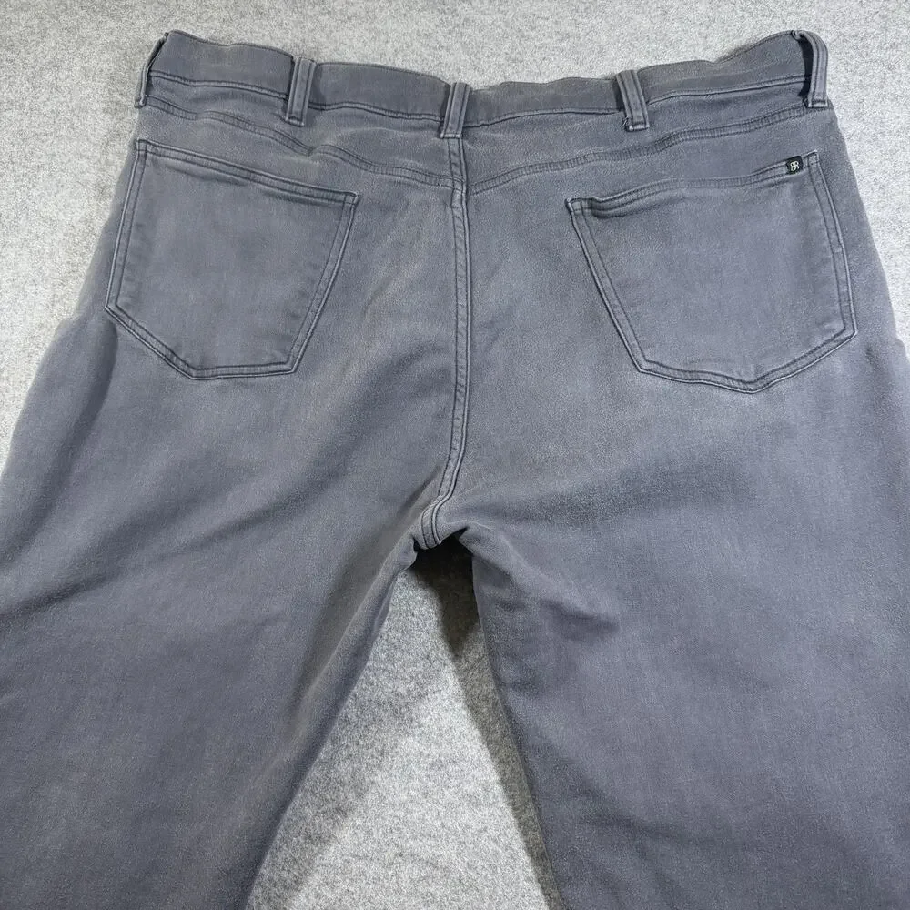 Banana Republic Chino Pants Mens 40x32 Gray Straight Fit Stretch Brushed Twill